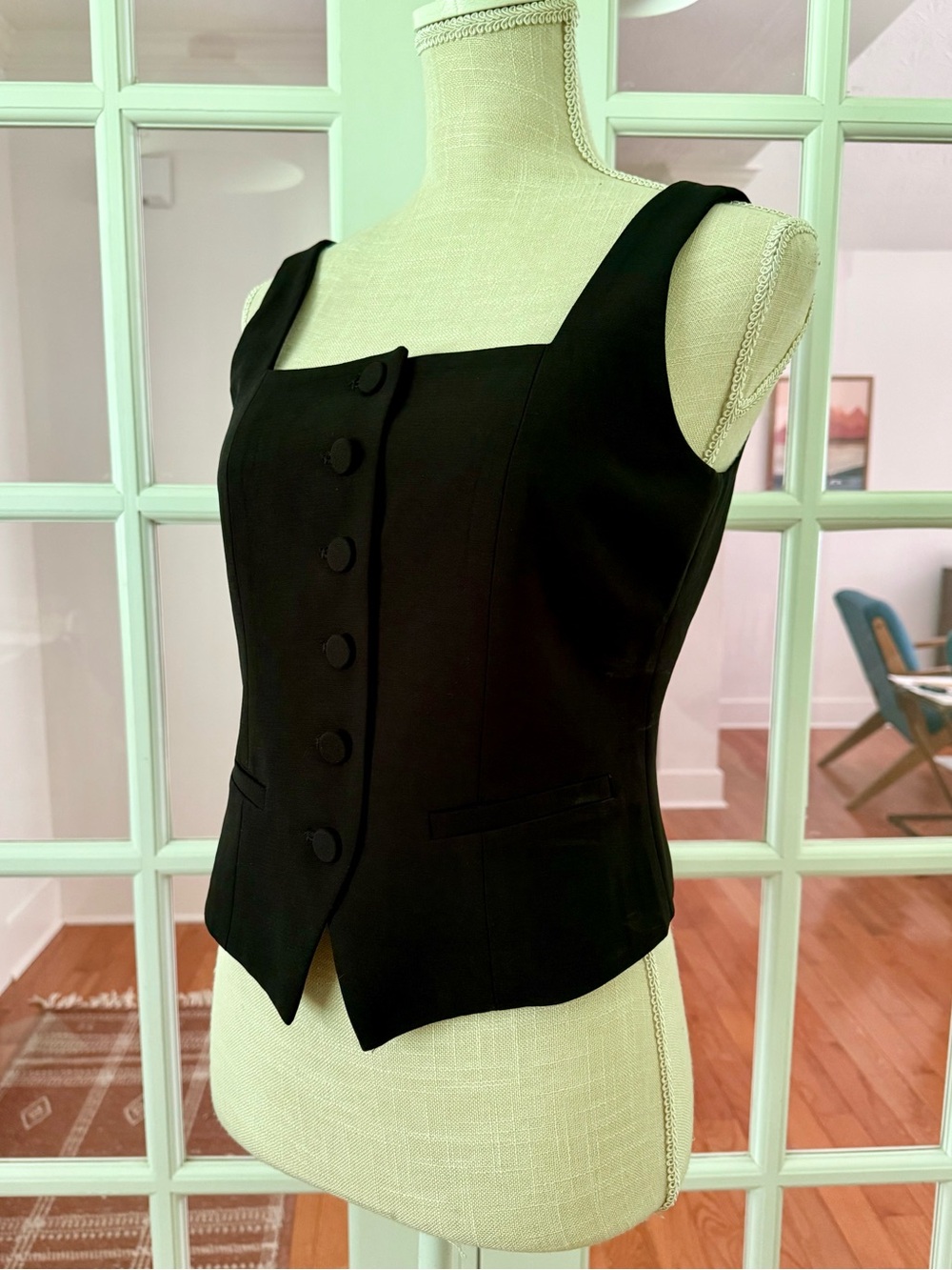 NWT Joie Square-Neck Vest